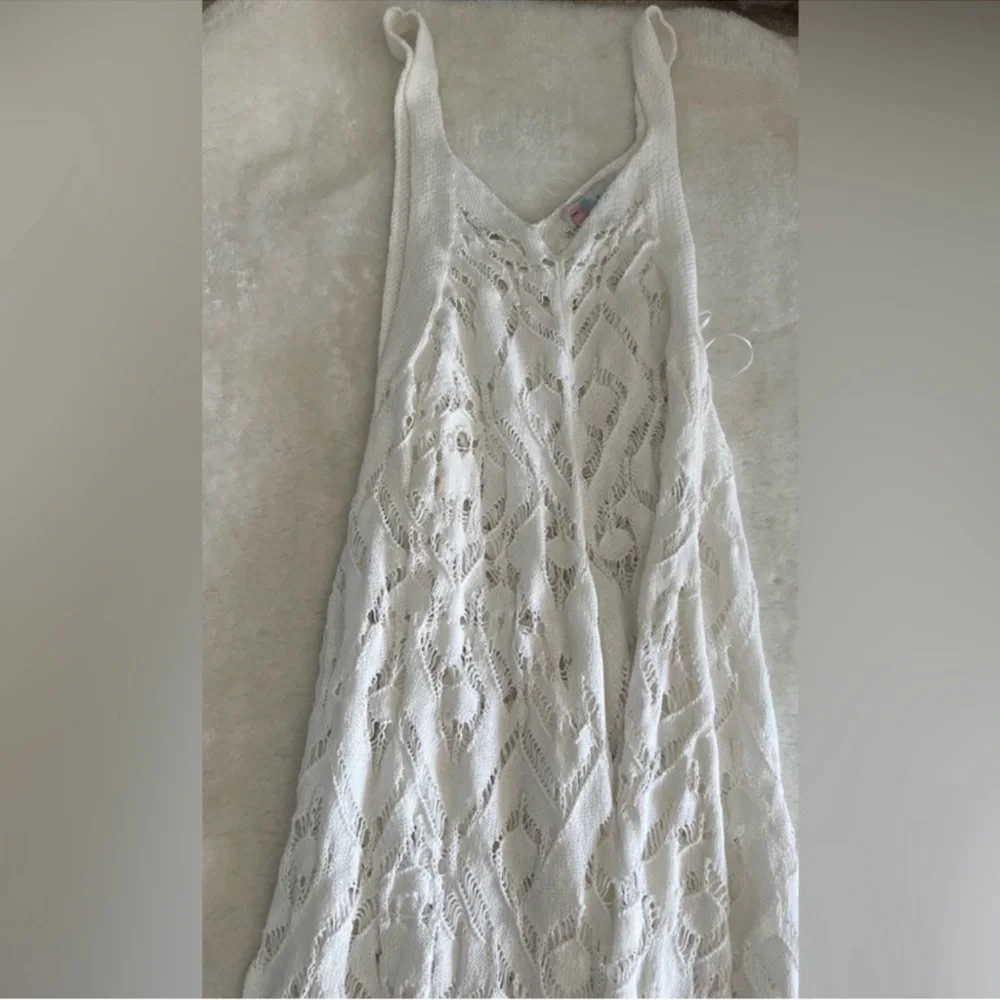 Free People Bianca Fauxchet Midi Beach Dress Coverup - Picture 6 of 15